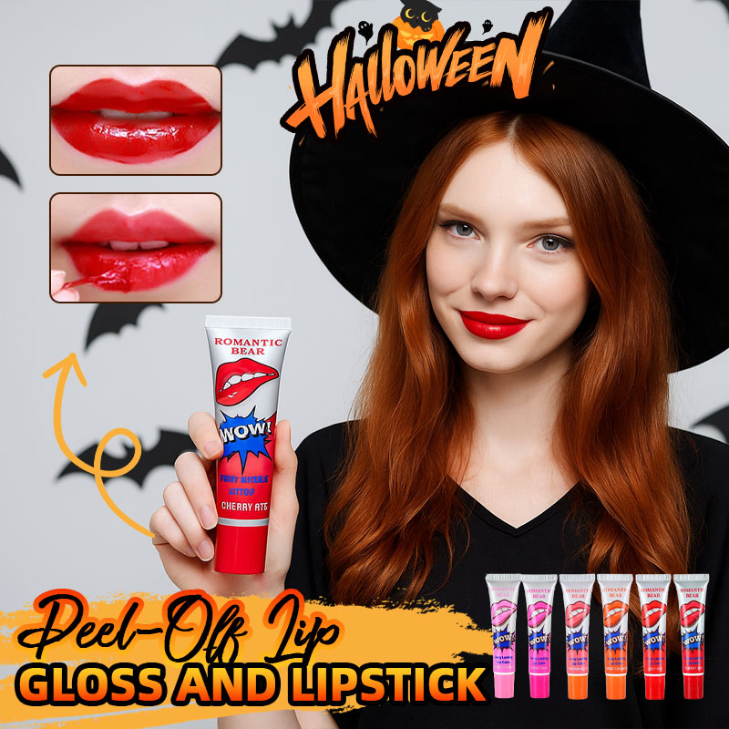 Peel-Off Lip Gloss And Lipstick