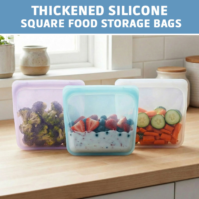 Thickened Silicone Square Food Storage Bags