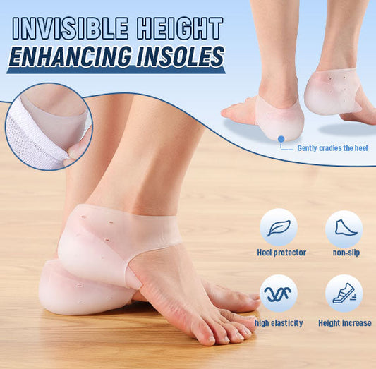 👣 Invisible Height-Enhancing Insoles · Stay Confident
