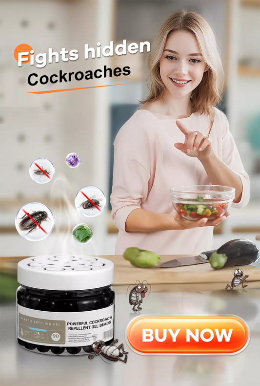 💥 Powerful Cockroach Repellent Gel Beads