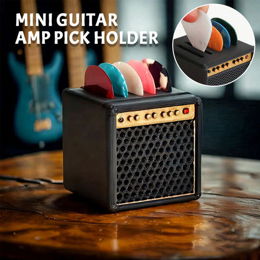 Mini Guitar Amp Pick Holder