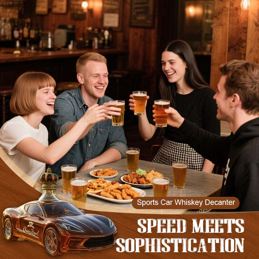 ✨ Speed Meets Sophistication – Sports Car Whiskey Decanter 🏎️🥃