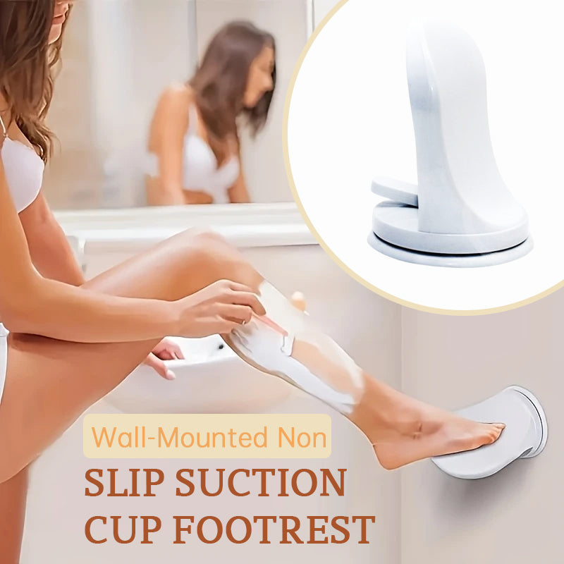 Wall-Mounted Non-Slip Suction Cup Footrest