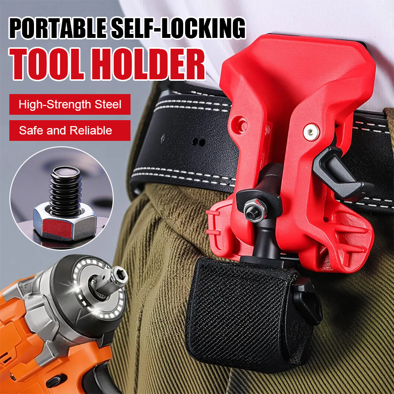🔧 Portable Self-Locking Tool Holder 🔧