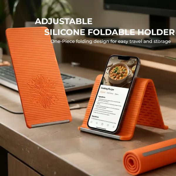 💻📱Flexible Silicone Phone Stand with Aluminum