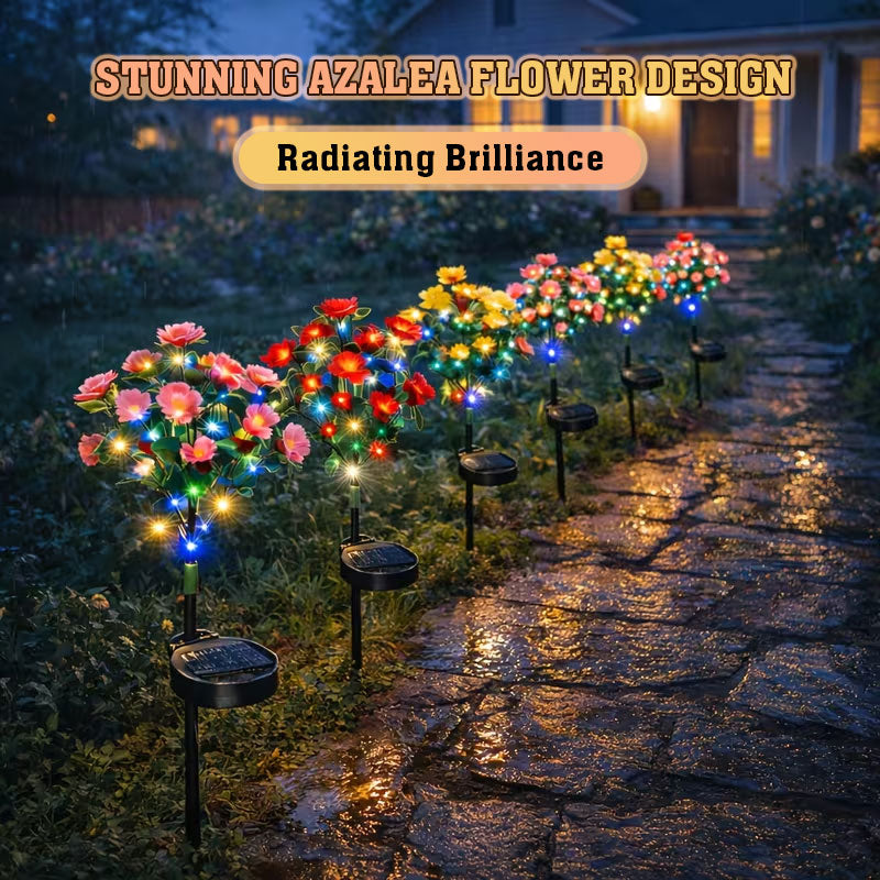 Solar Azalea Garden Stake Light