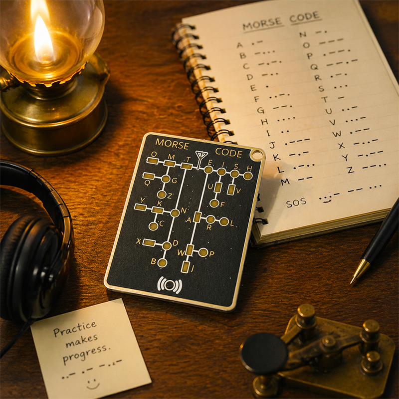 Morse Code Karte Pro