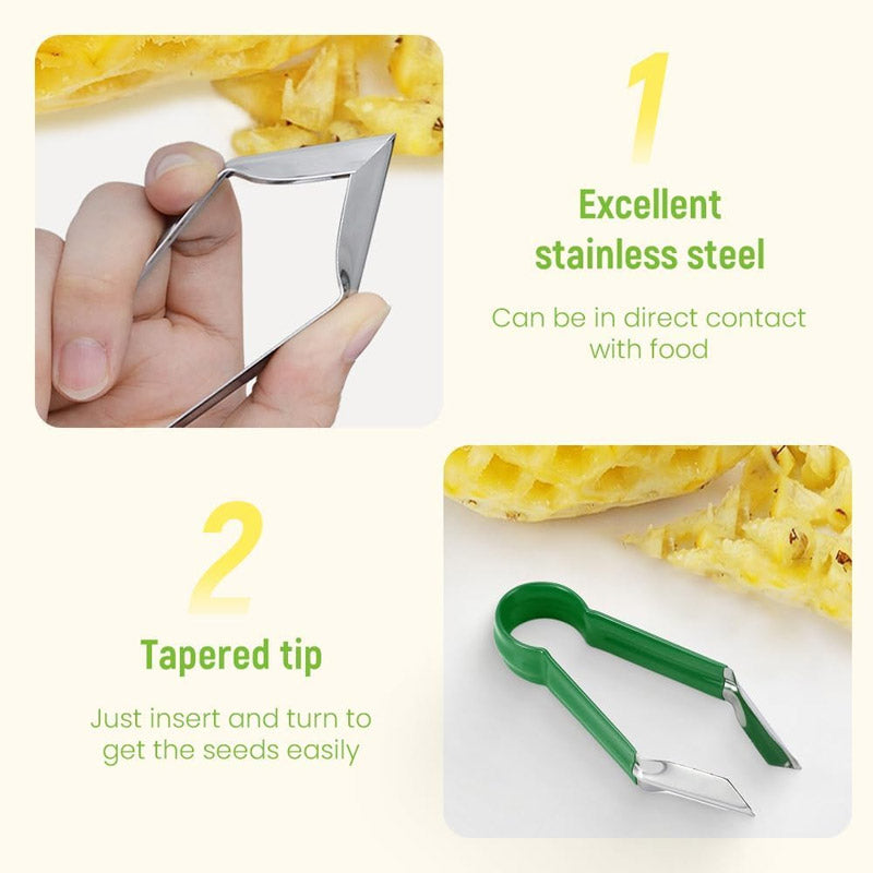 🍓Strawberry and pineapple stem removal tweezers🍍——your kitchen assistant!