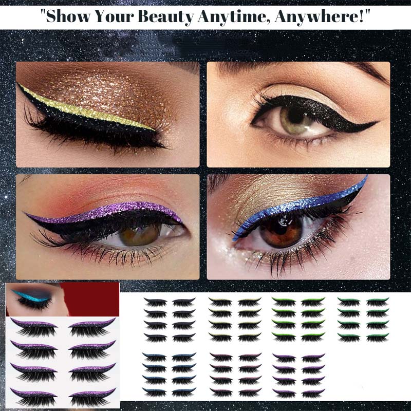 ✨ SELF-ADHESIVE EYELINER & LASH STICKERS