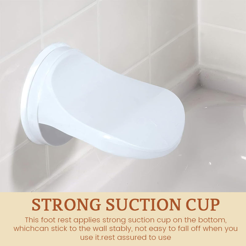 Wall-Mounted Non-Slip Suction Cup Footrest