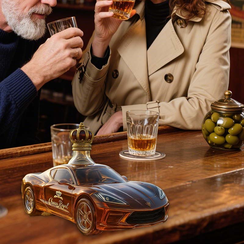 ✨ Speed Meets Sophistication – Sports Car Whiskey Decanter 🏎️🥃
