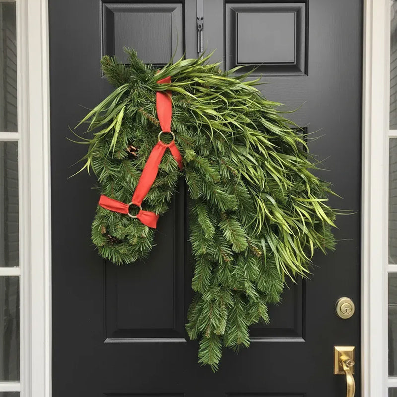 🐴Horse Head Door Wreath