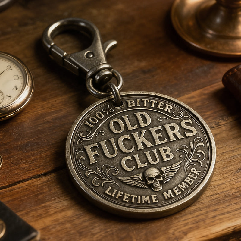 😎 Old F*ckers Club – Lifetime Member Coin🤘