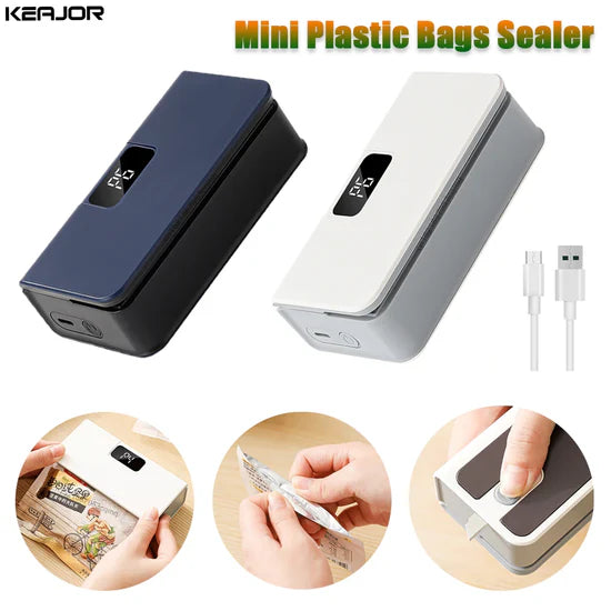 FreshSnap: 2-in-1 Mini Heat Sealer & Cutter