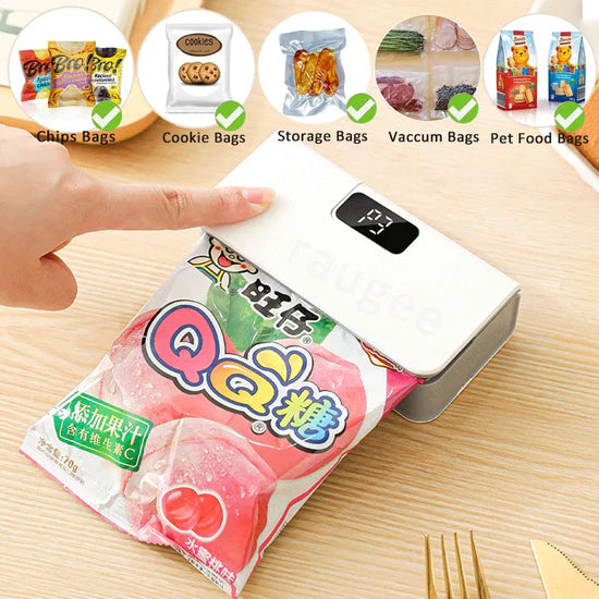 FreshSnap: 2-in-1 Mini Heat Sealer & Cutter