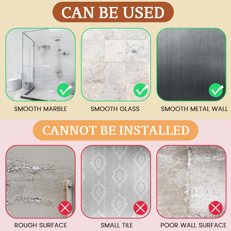 Wall-Mounted Non-Slip Suction Cup Footrest