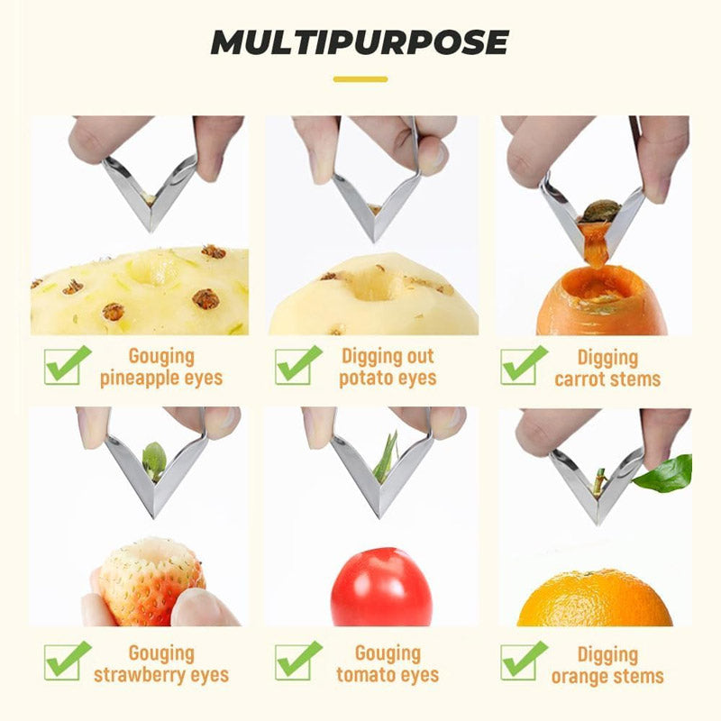 🍓Strawberry and pineapple stem removal tweezers🍍——your kitchen assistant!