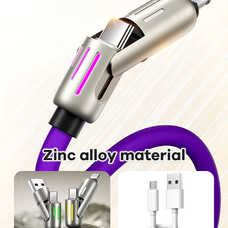 Four-In-One Fast Charging Data Cable