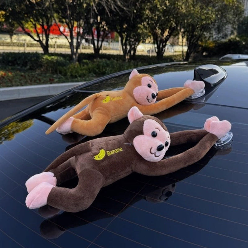 Car Exterior Long Arm Monkey Hanging Ornament