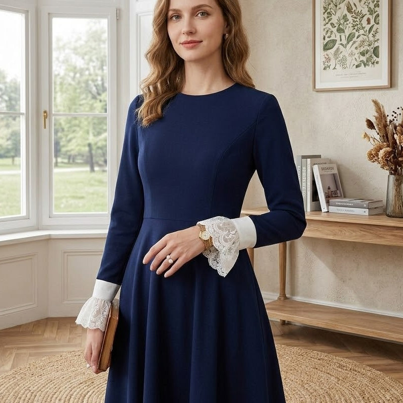 French Vintage-Style Lace Faux Cuffs