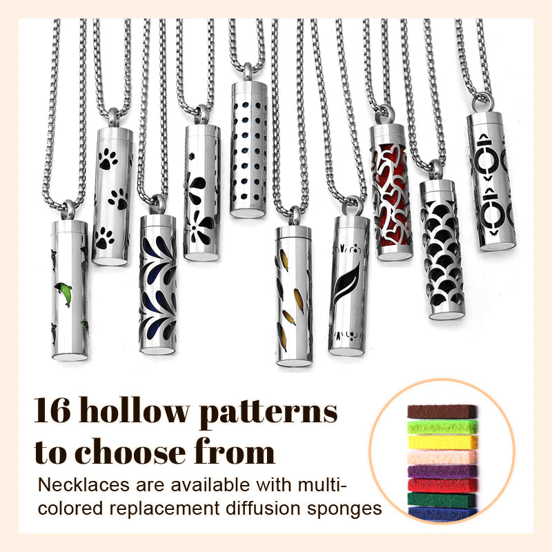Aromatherapy Cutout Necklace Perfume Diffuser