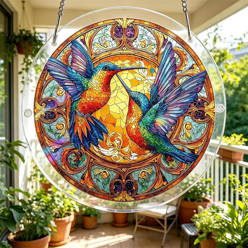Acrylic Jigsaw Puzzle Suncatcher Window Hanging
