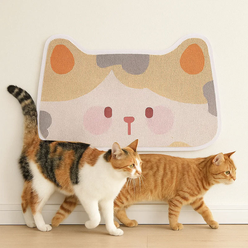 Cat Scratching Wall Stickers Can Be Cut And Pasted Cat Scratching Board