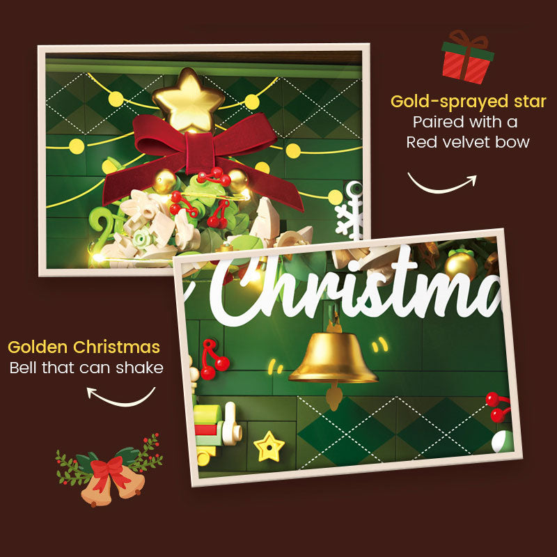 Glowing Christmas Tree Photo Frame