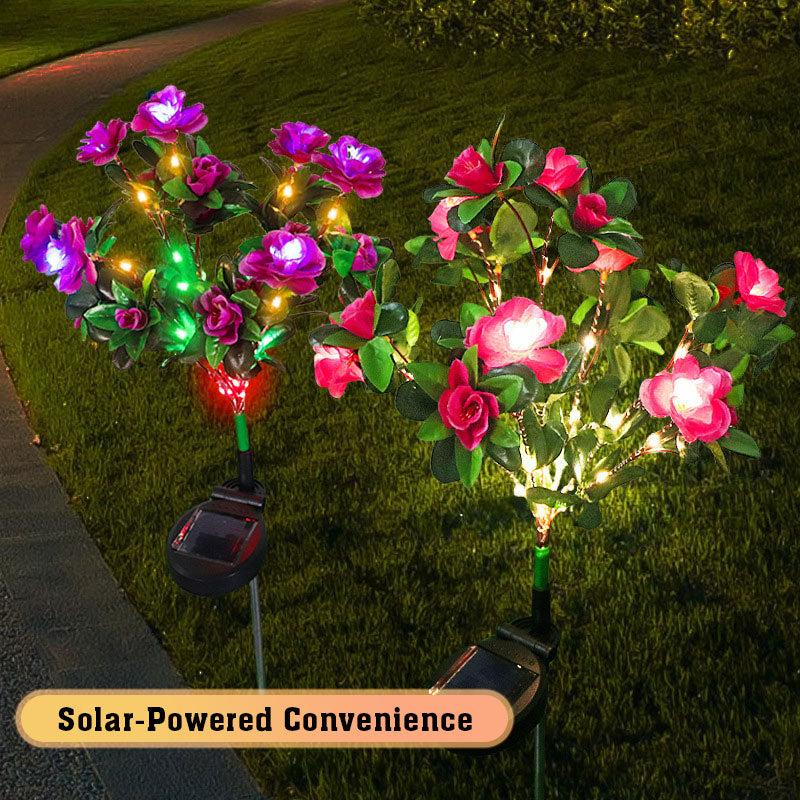 Solar Azalea Garden Stake Light
