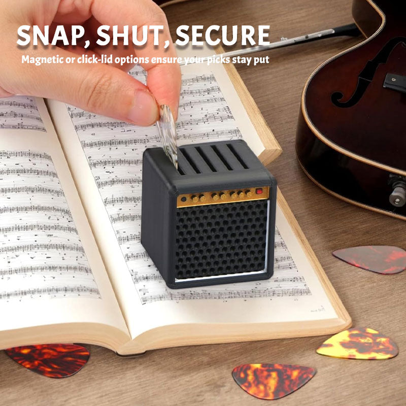 Mini Guitar Amp Pick Holder