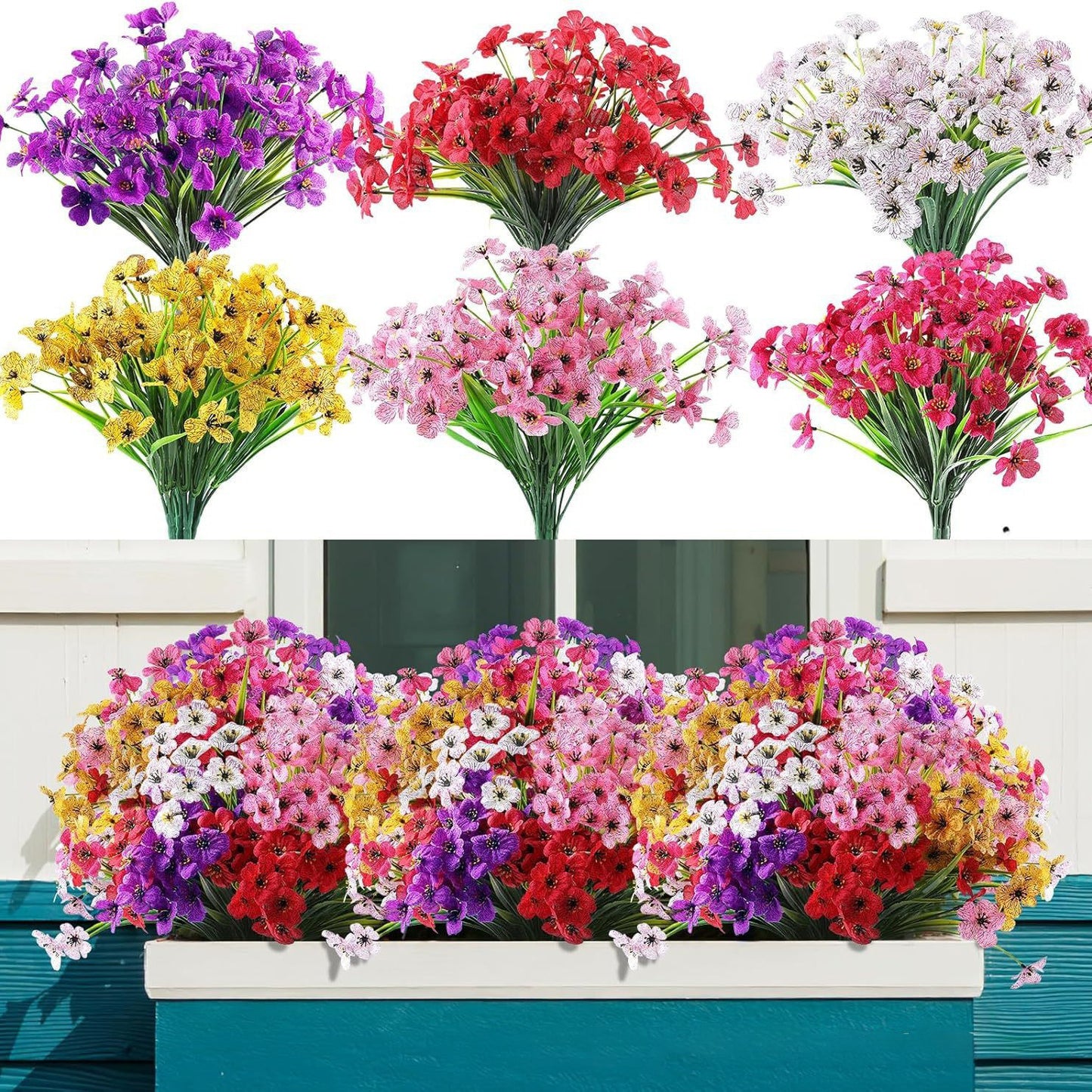 Artificial Violet Decorative Flowers💐
