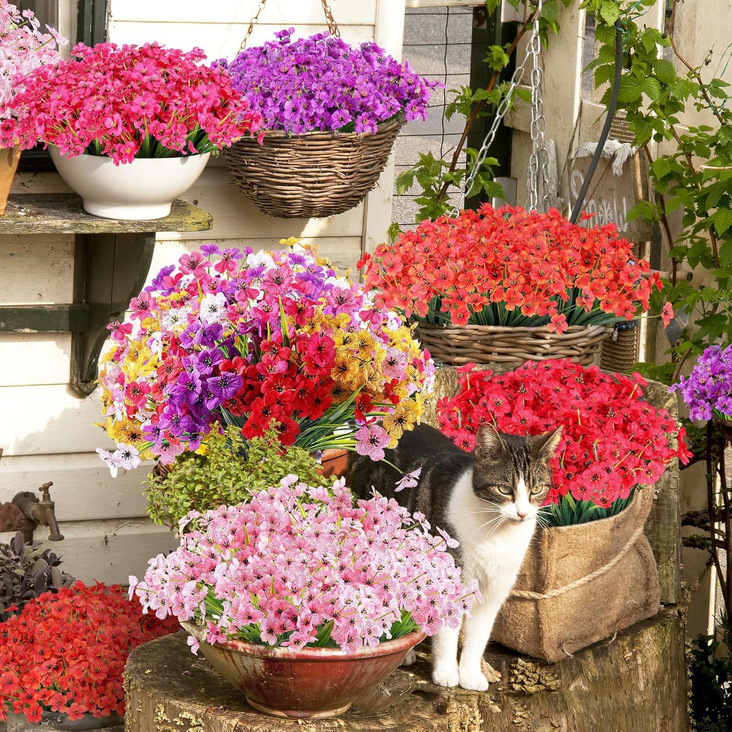 Artificial Violet Decorative Flowers💐