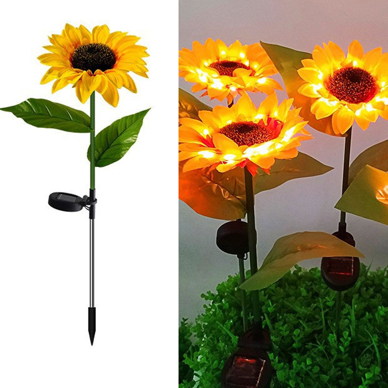 🌻 Solar-Powered Sunflower Garden Stake Lights