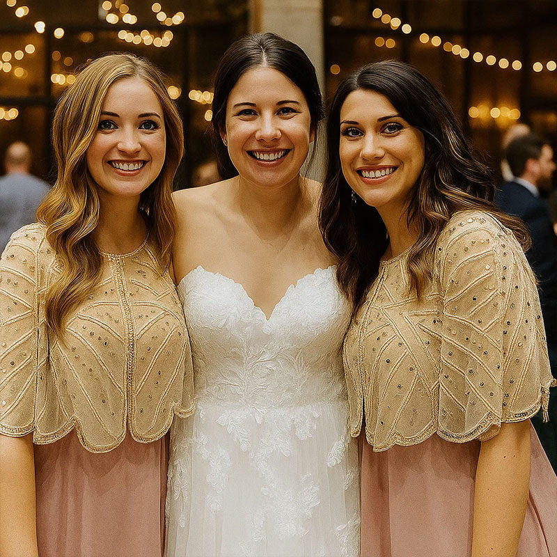 Party Lace Sequined Shawl