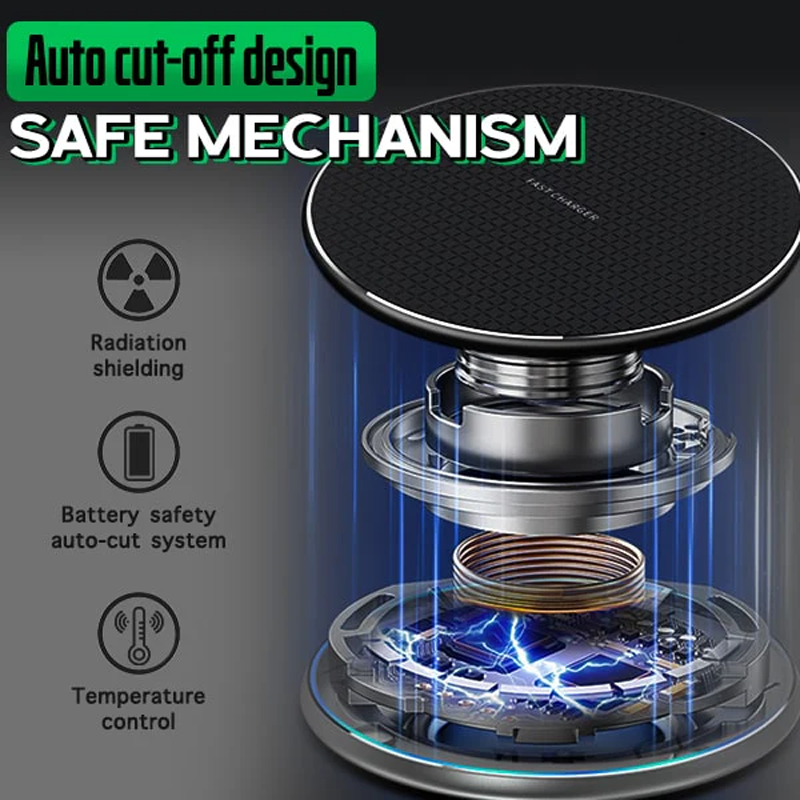 15W Fast Charging Wireless Charger Pad