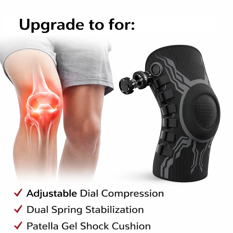 Adjustable Compression Knee Support – Knob Design + Patella