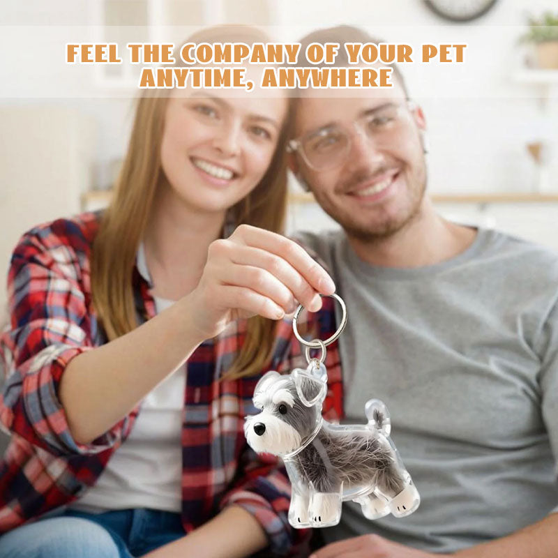 🐶Pet Hair Souvenir Pendant Keychain – Keep the Warmth of Your Companion💖✨