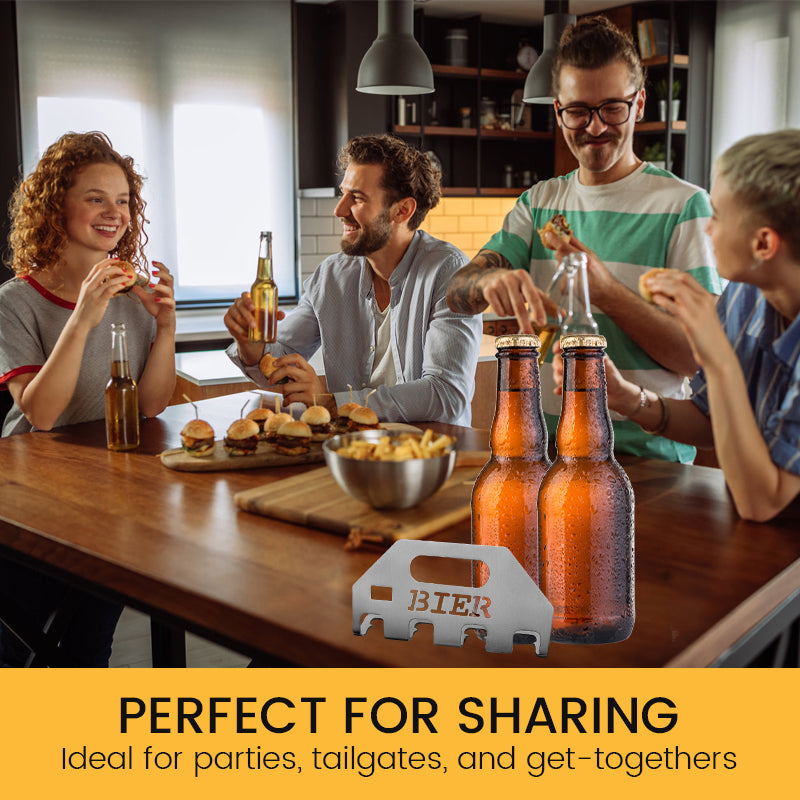 The Quad Beer Opener & Carrier