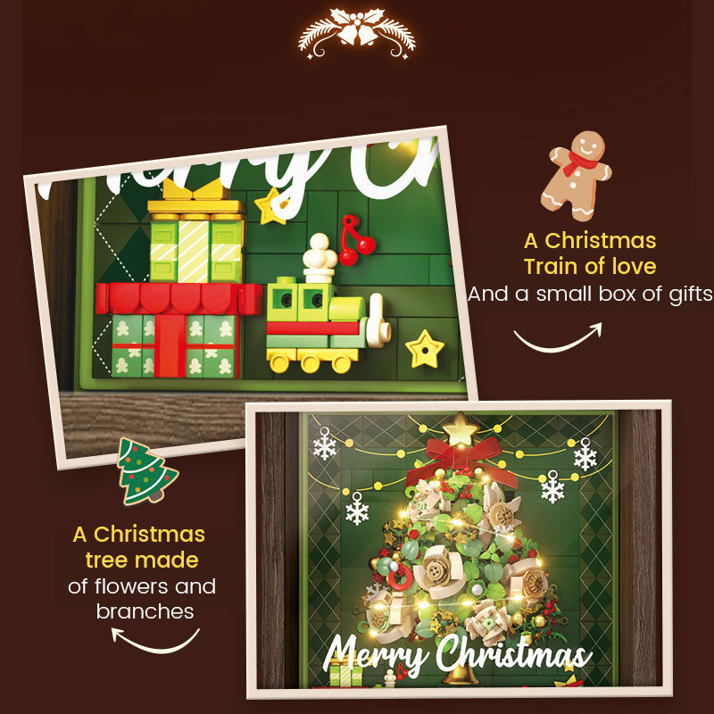Glowing Christmas Tree Photo Frame