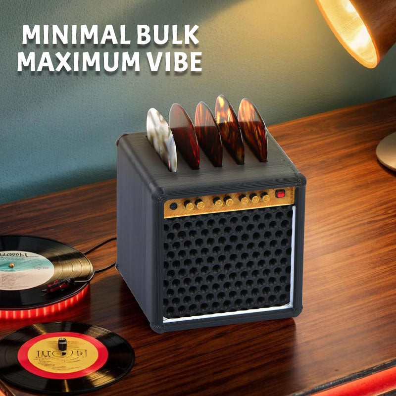Mini Guitar Amp Pick Holder