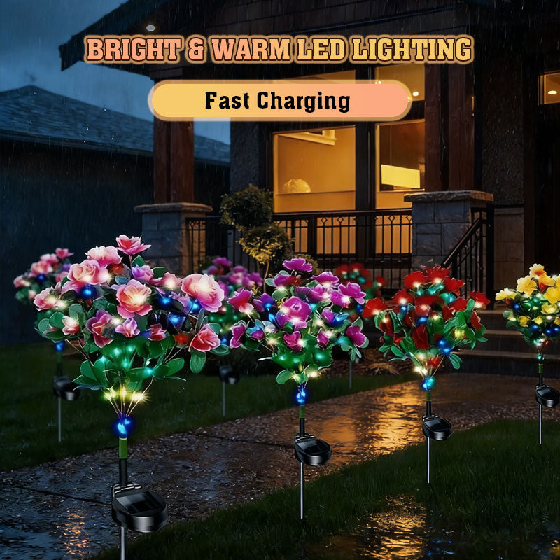 Solar Azalea Garden Stake Light