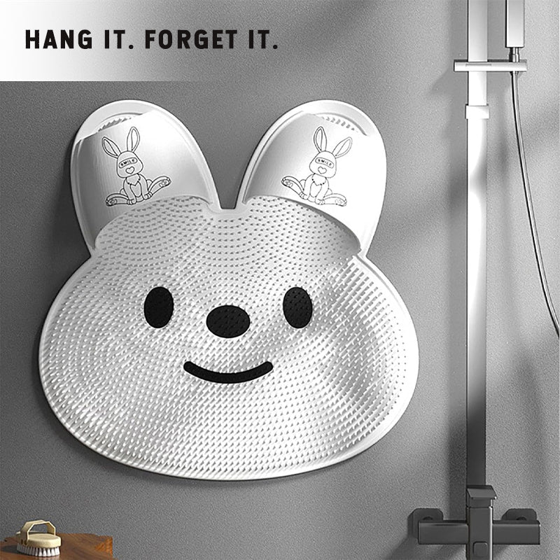Silicone Rabbit Foot Rubbing Pad Foot Washing Massage Pad