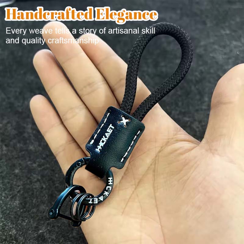 Cowhide Handmade Simple Luxury Car Keychain