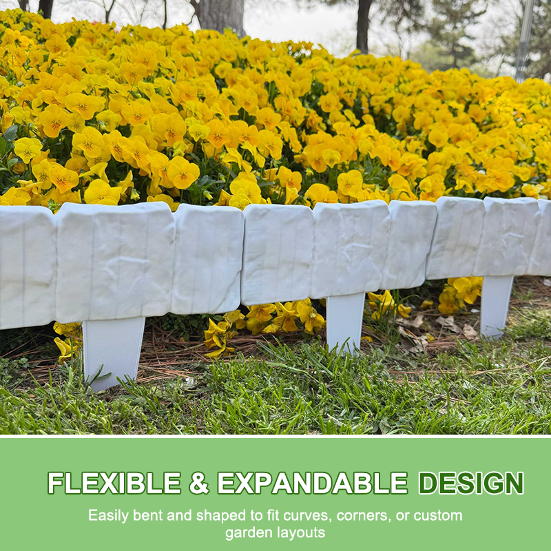 Instant Curb-Appeal Stone-Look Border Panels
