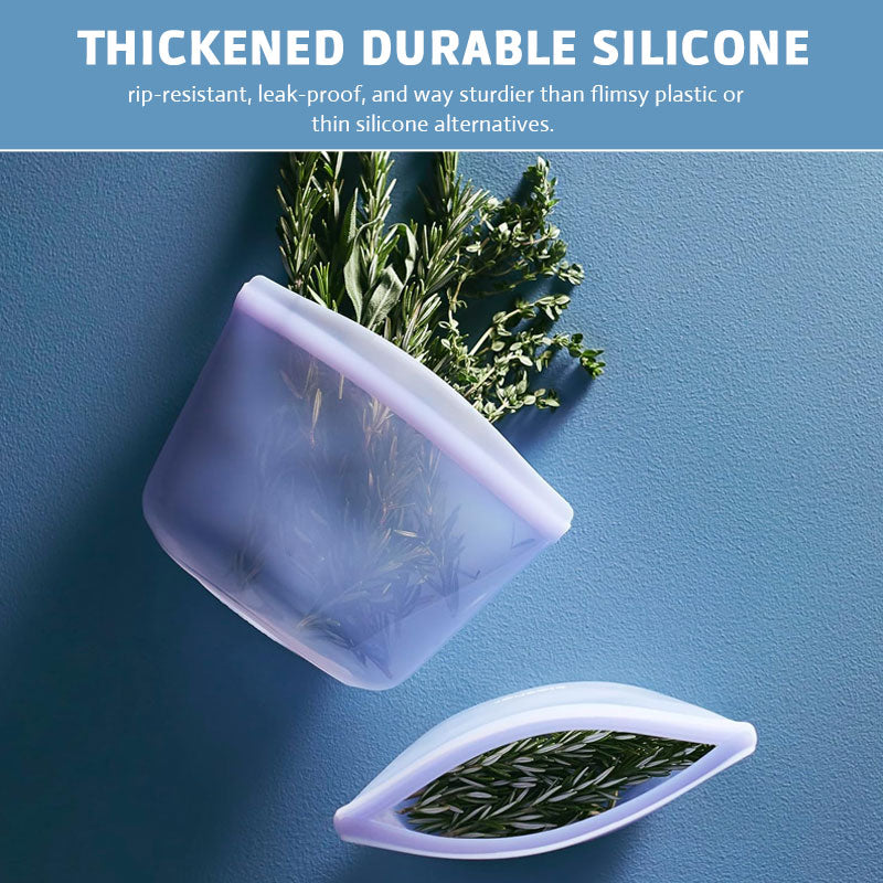 Thickened Silicone Square Food Storage Bags
