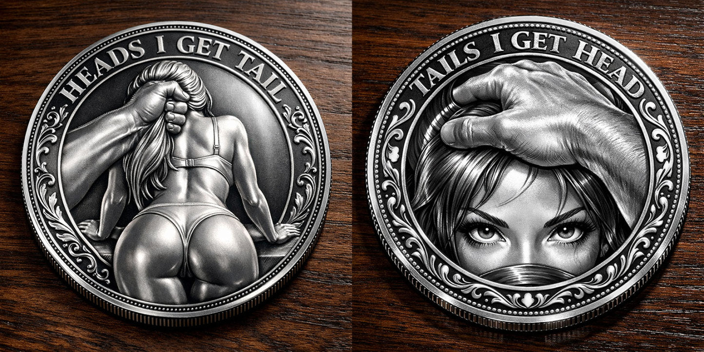 ❤️Heads I Get Tail / Tails I Get Head Commemorative Coin