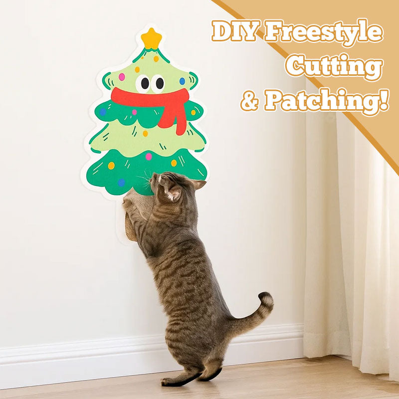 Cat Scratching Wall Stickers Can Be Cut And Pasted Cat Scratching Board