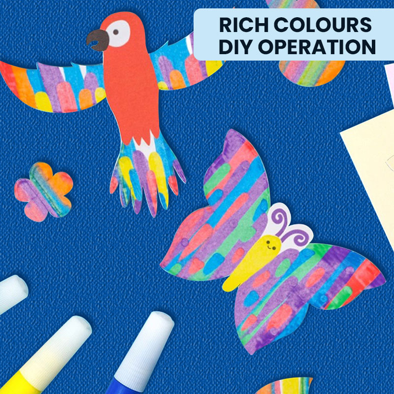 🎨 Rainbow Dotted Scratch-Off Paper Set ✨