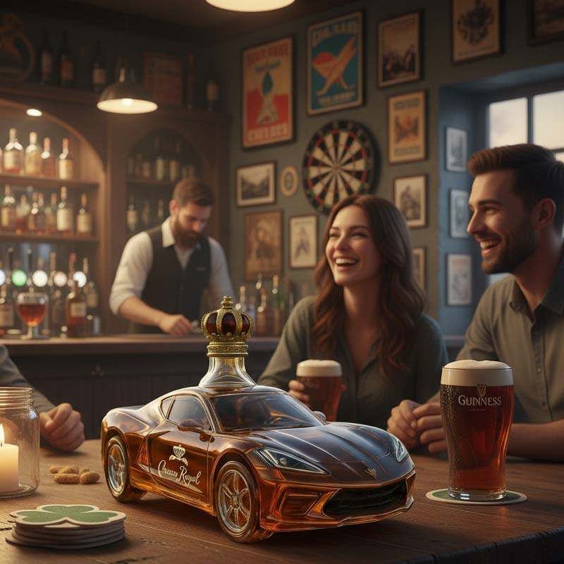 ✨ Speed Meets Sophistication – Sports Car Whiskey Decanter 🏎️🥃