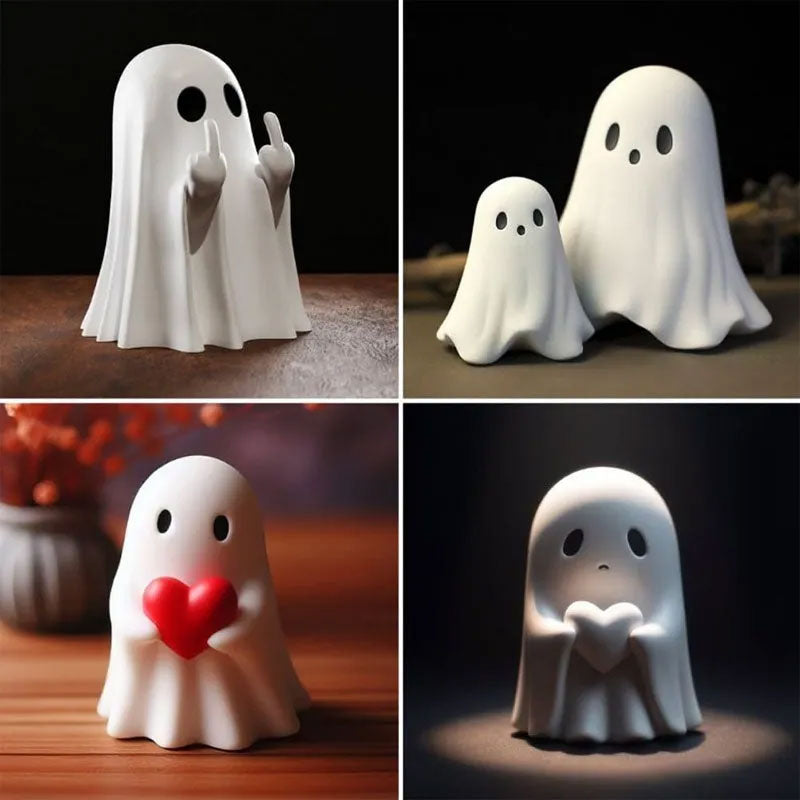 🎃 Halloween Cute White Ghost Decor